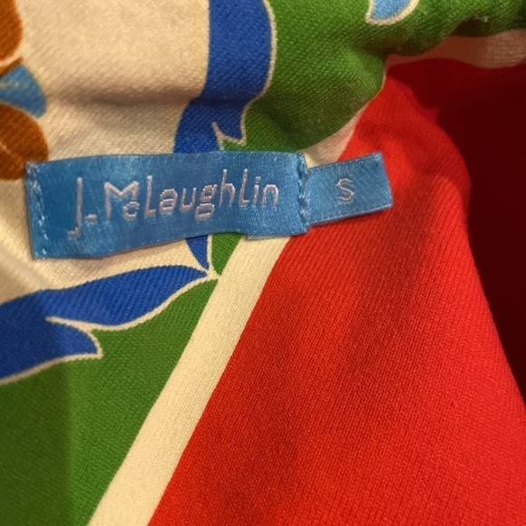 J. McLaughlin Floral Dress Sleeveless Patchwork Color Block Size Small - Picture 3 of 7